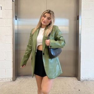 Green Women's Blazer